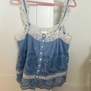 Love shack fancy top size large